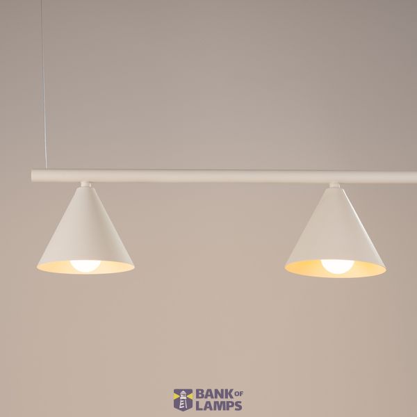 Chandelier NOX 4L beige image 8