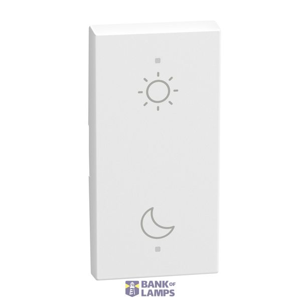 LIGHT NOW KEY COVER DAY-NIGHT 1 MODULE WHITE image 1