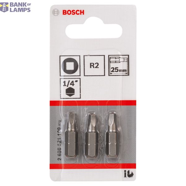 Screwdriver bit Extra Hard R2, 25 mm 3 pcs. image 2