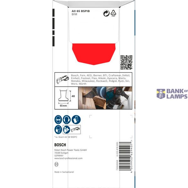 PRO Multi Material AII 65 BSPIB Multitool Blade 5 pcs. image 1