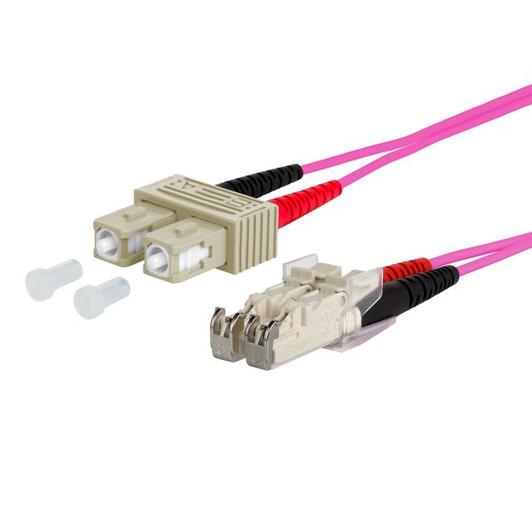 OpDAT patch cord SC-D/E2000-D OM4, 3.0 m image 1
