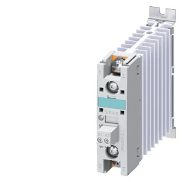 Solid-state contactor 3RF2, 1-ph. AC51 20 A 40°C 24-230 V/110-230 V AC image 1