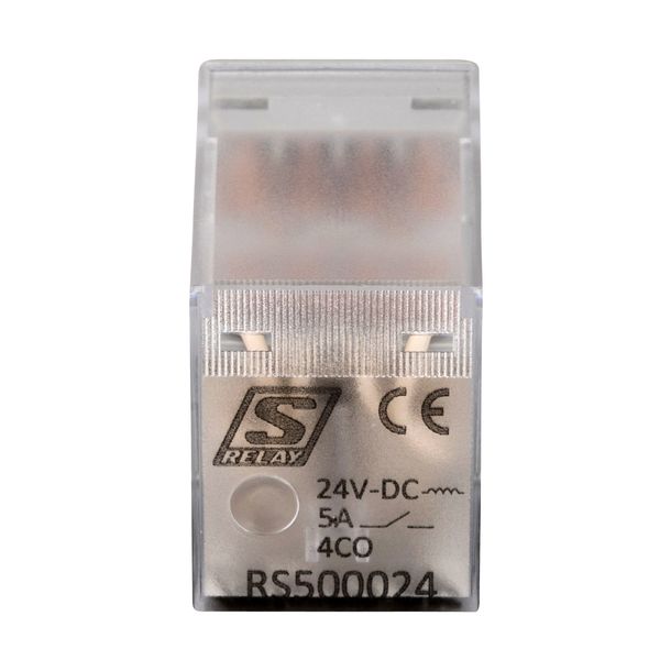 Plug-in Relay 14 pin 4 C/O 5A 24VDC, S-Relay RS5 image 1
