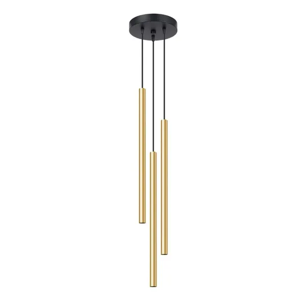 PASTELO 3P GOLDEN GLOSS HANGING LAMP G9 3X8W IP20 image 1