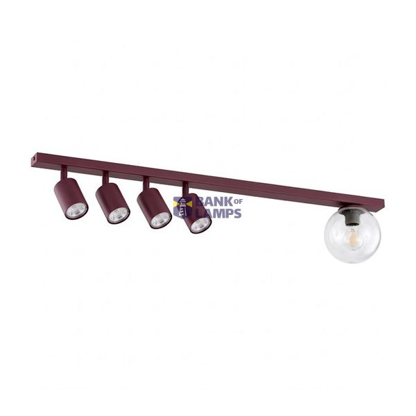 BASTER 5 BURGUNDY TRANSPARENT image 1