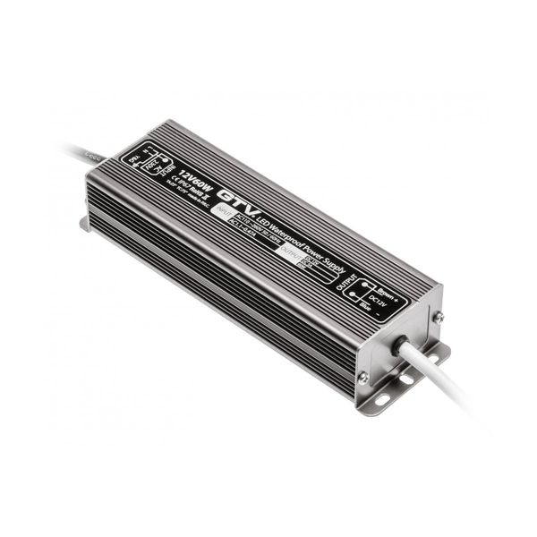 LED waterproof transformer, 60W, IP 67, DC12V image 1