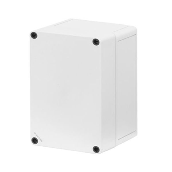 Polycarbonate push-button enclosure 130x180x110, undrilled image 1