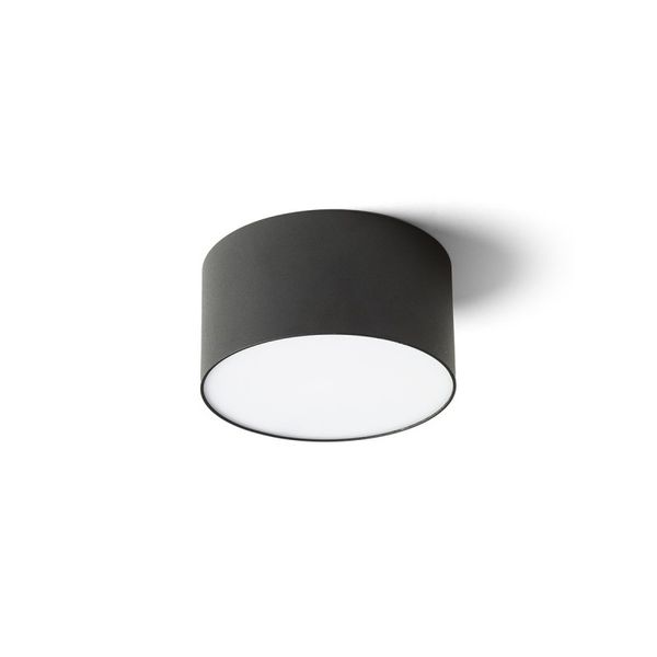 LARISA R 12 ceiling black 230V LED 10W 3000K image 1