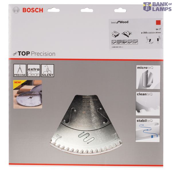 Top Precision Best for Wood circular saw blade 350 x 30 x 3,5 mm, 84 image 2