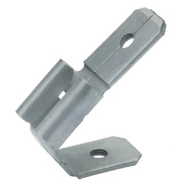 Unisulated multiple tab 6.3x0.8 mm, 15° angled image 1
