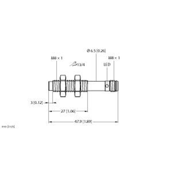 Capacitive Sensor   NCT3-M08-IOL-V1131 image 1