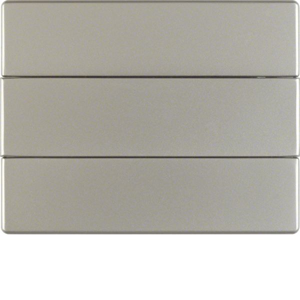 Push-button 1gang, Arsys, stainless steel, lacquered image 1