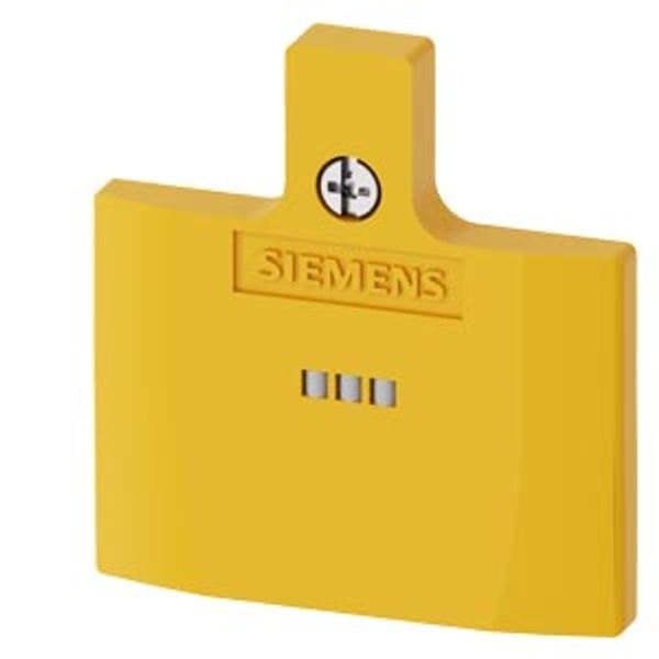 LED cover for position switch 50 mm LEDs 110-230 V AC yellow/green, yellow image 1