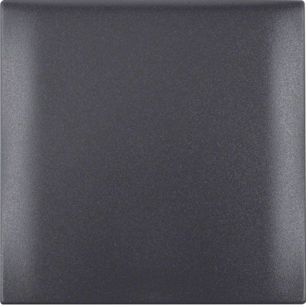 Integro Flow-Frame, 1-Gang with Hinged Cover, Anthracite Matt image 1