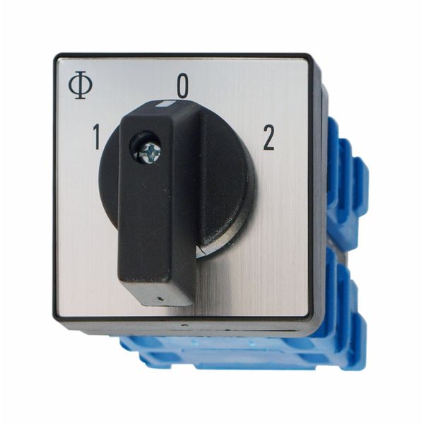 Change over Switch, front mount, 4 hole mounting 20A, 3 pole image 1