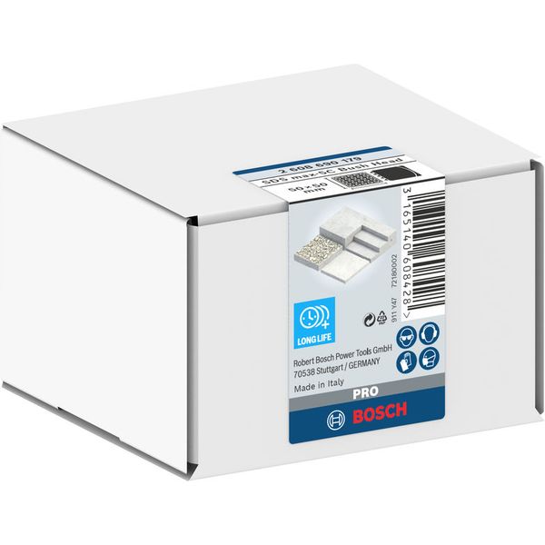 Tungsten carbide bush hammer head 50 x 50 mm image 3