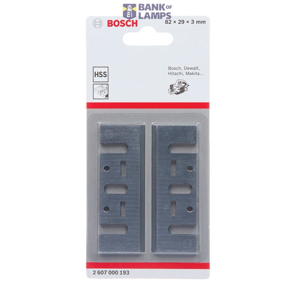 Planer knife 82 mm, High Speed Steel, 40° image 2