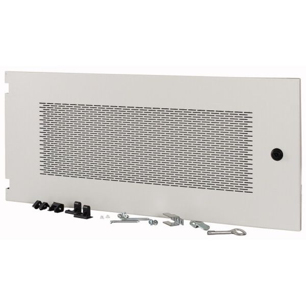 XTSZDSQV3-H350W800 Section wide door, ventilated, HxW=350x800mm, IP31, grey image 1