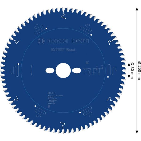 Expert for Wood circular saw blade 250 x 30 x 2,5 mm, 80 image 1