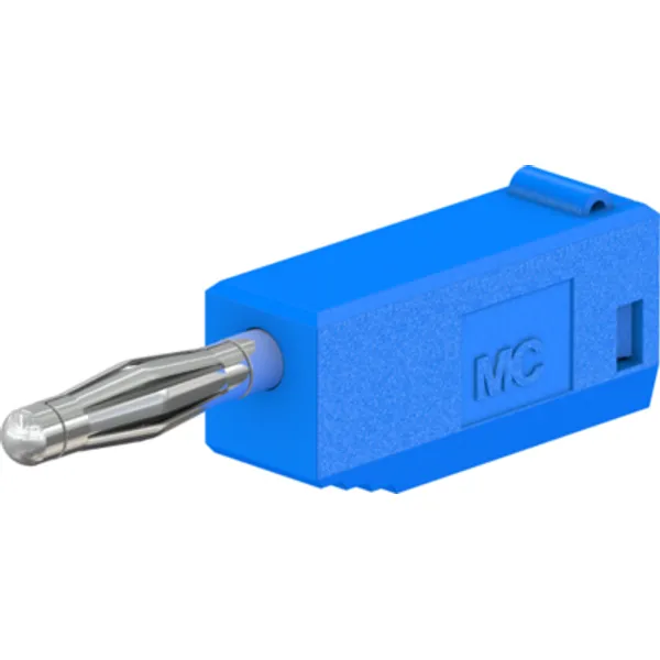 2 mm plug, solder connection, 0.5 mm², blue, 22.2617-23 image 1