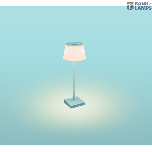 LAMP. DA TAVOLO MARGÒ RICAR. TURCHESE image 1