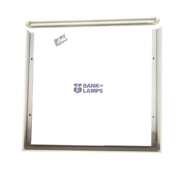 Mounted Frame Fit for 595*595 LED Panel screwless,  height 70mm White image 1