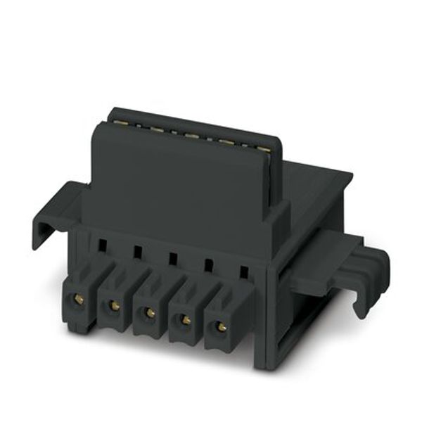 ME 22,5 TBUS 1,5/ 5-ST-3,81 BK - DIN rail bus connectors image 1