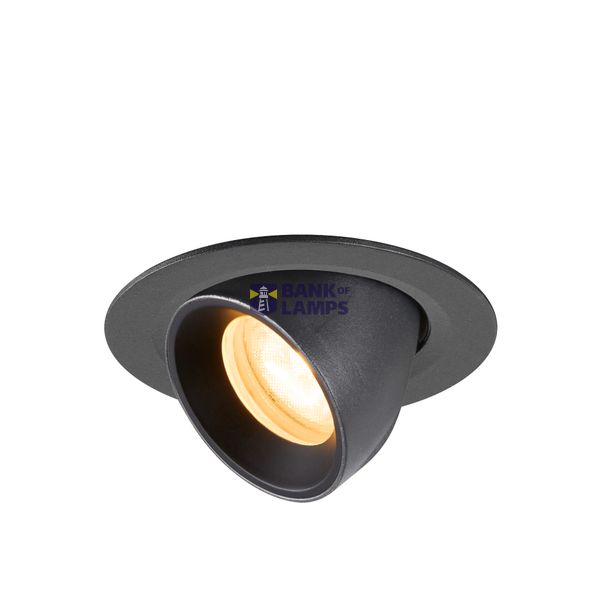 NUMINOS© GIMBLE XS, recessed CL 3000K, 55ø, IP20, round bl image 1