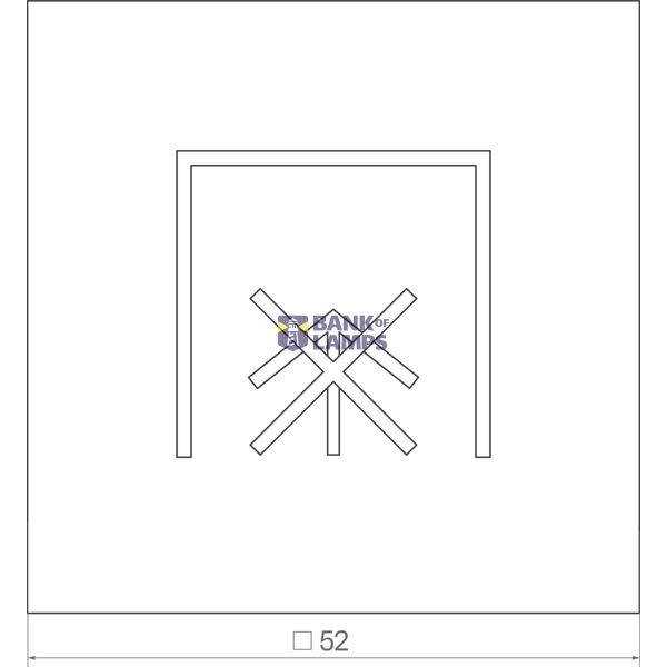 Two-color foil LED signal insert, wait/enter symbol, A.x/C.x image 2