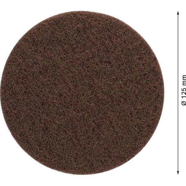 EXPERT N88 Fleece Disc for Random Orbital Sanders 125 mm, Medium, 5-pc image 1