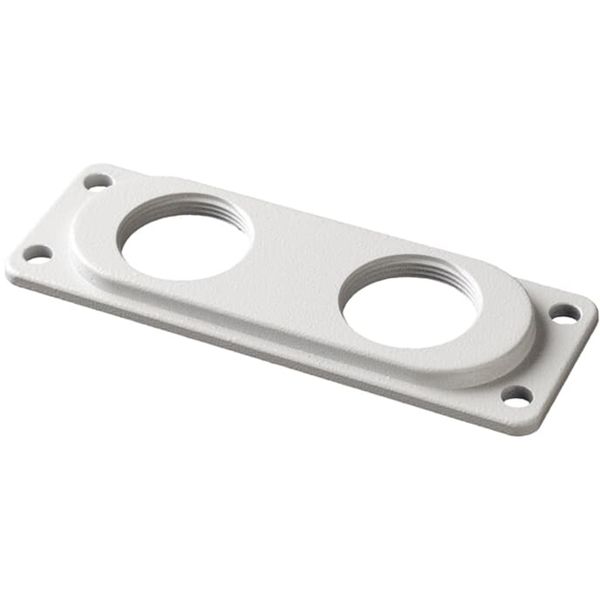 Metal B-flange for 2xM25 image 2