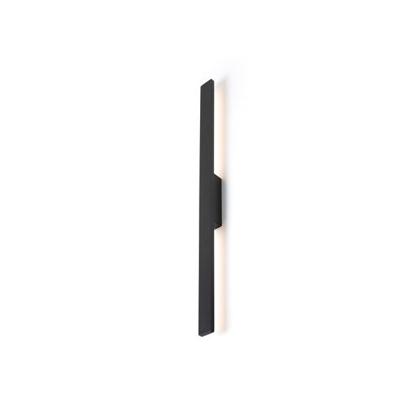 BONAREA 104 wall black satinated acrylic 230V LED 18W 120° IP54 3000K image 1