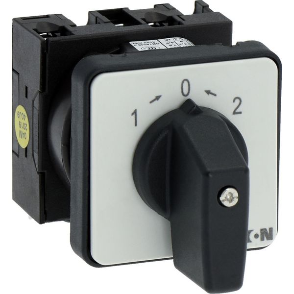 T0-1-8214/E Changeoverswitches, T0, 20 A, flush mounting, 1 contact unit(s), Contacts: 2, 45 °, momentary, With 0 (Off) position, with spring-return from both dir image 15