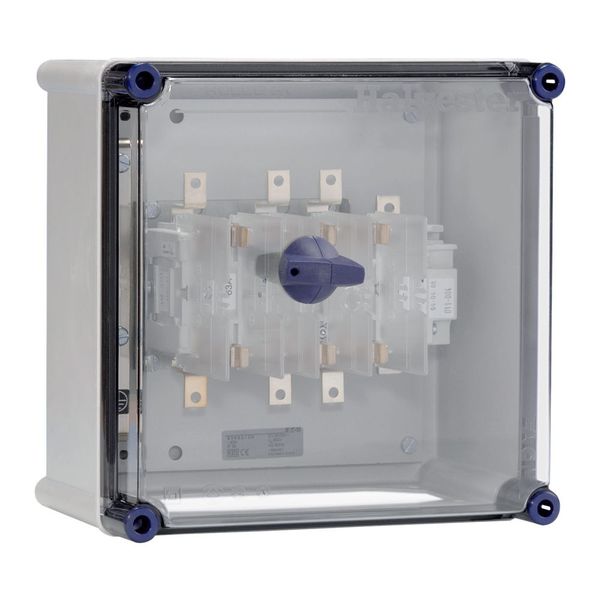 Switch and fuse Encl. with QSA 63A sz00 3p+N image 4