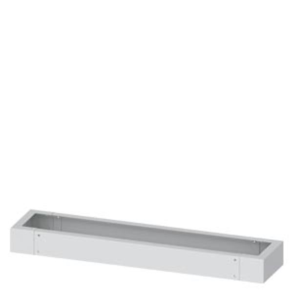 ALPHA, base, H: 100 mm, W: 1050 mm, D: 250 mm, RAL 7035 image 2