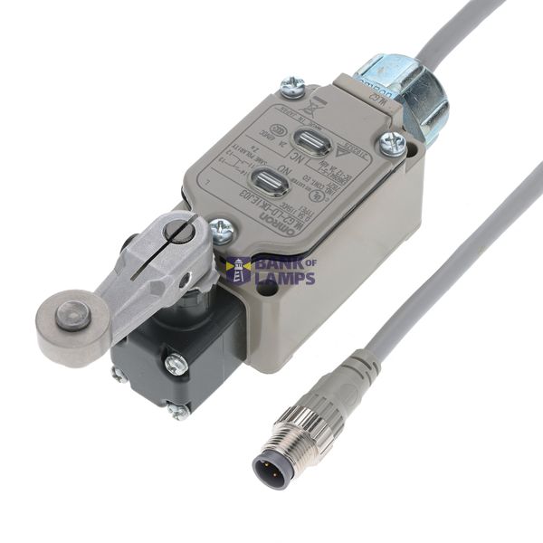 Limit switch, roller lever: overtravel, high-sensitivity, LED indicator, DPDB, 10A, pre-wired connector WL  9945E image 1