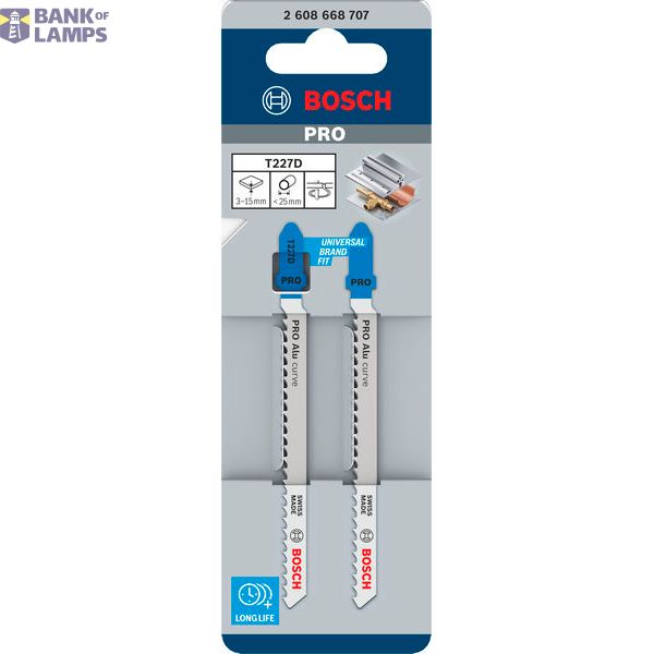 PRO Alu curve T227D Jigsaw Blade, 100 mm, 2 pcs. image 1