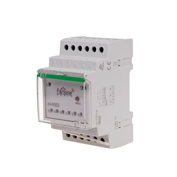 SCO-811 lighting dimmer, DIN rail mounting, 230V AC 350W power supply image 18