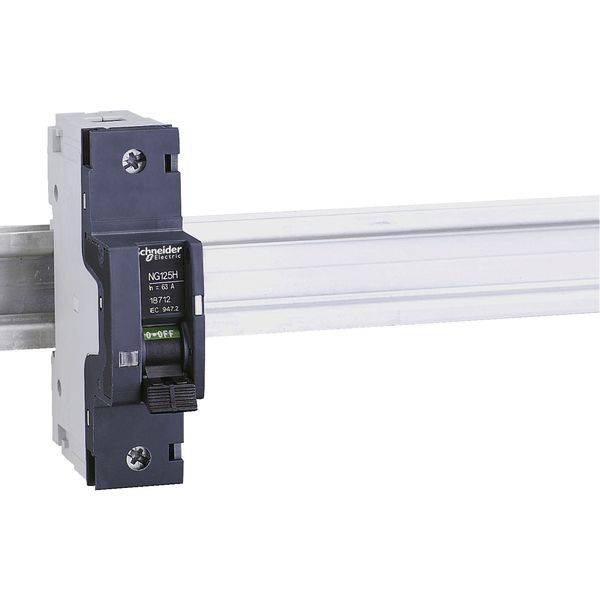 Miniature circuit-breaker, Acti9 NG125H, 1P, 80 A, C curve, 36 kA (IEC 60947-2) image 3