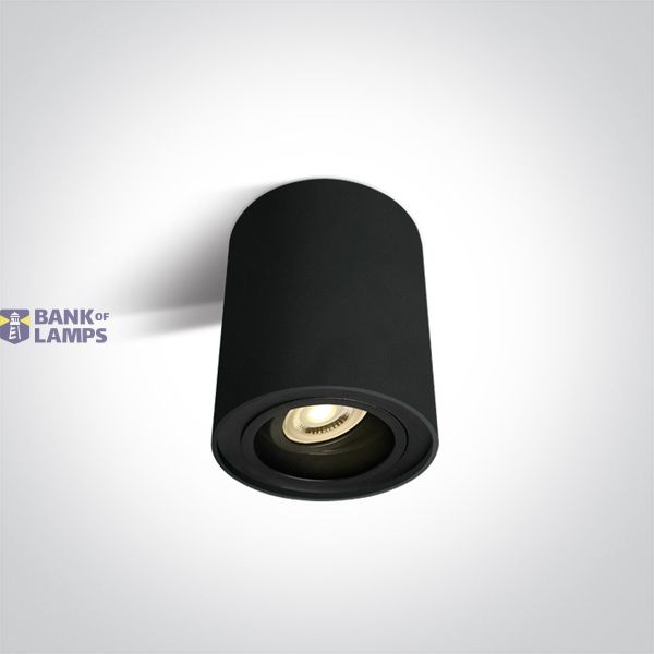 BLACK GU10 10W ADJUSTABLE 100-240V image 1