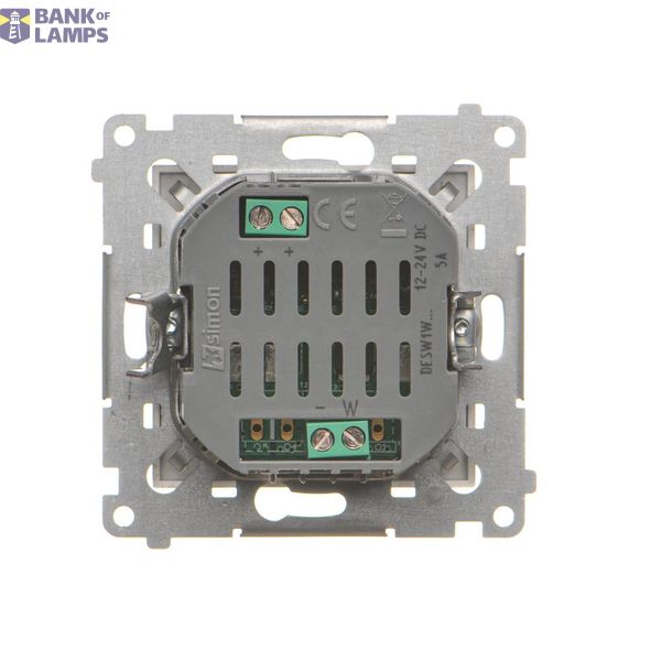 Roller blind push button 1-0-2, (module), Simon 24, IP20/IP44, 10A, white image 1