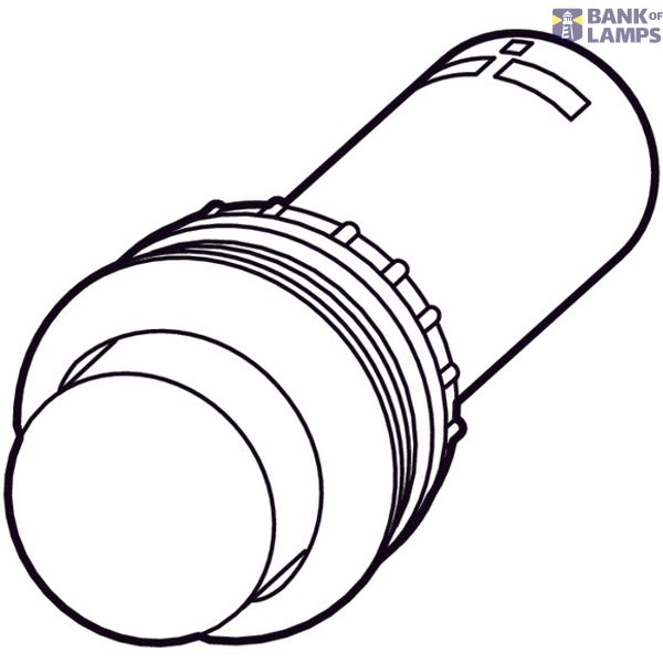 Pushbutton, high, momentary, 1 N/O, 1 N/C, black, Screw connection, Be image 2