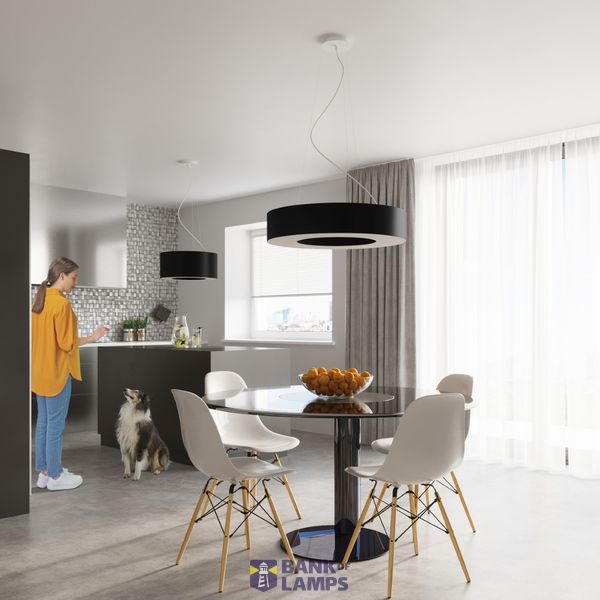 Chandelier SATURNO 50 black image 7