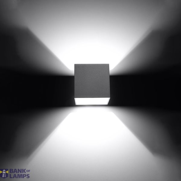 WALL LAMP QUAD 1 GREY G9 1X40W IP20 image 5