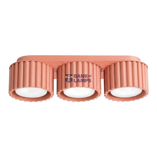 Ceiling lamp AURA 3 peach Gx53 image 1