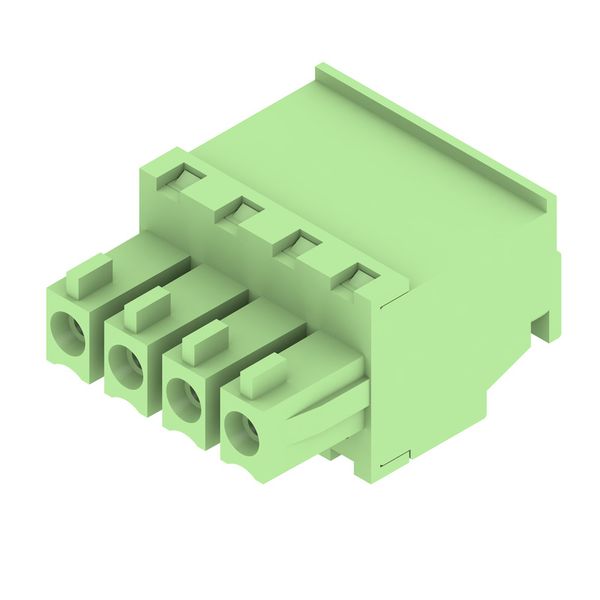 PCB plug-in connector, female plug, 3.81 mm, Number of poles: 4, 270°, Clamping yoke connection, Clamping range, max. : 1.5 mm², Box image 2
