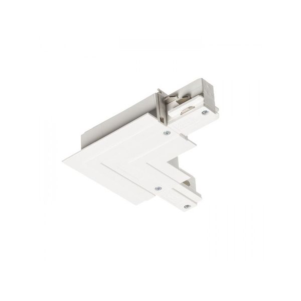 EUTRAC L connector for recessed 3-circuit tracks (inner polarity white 230V image 1