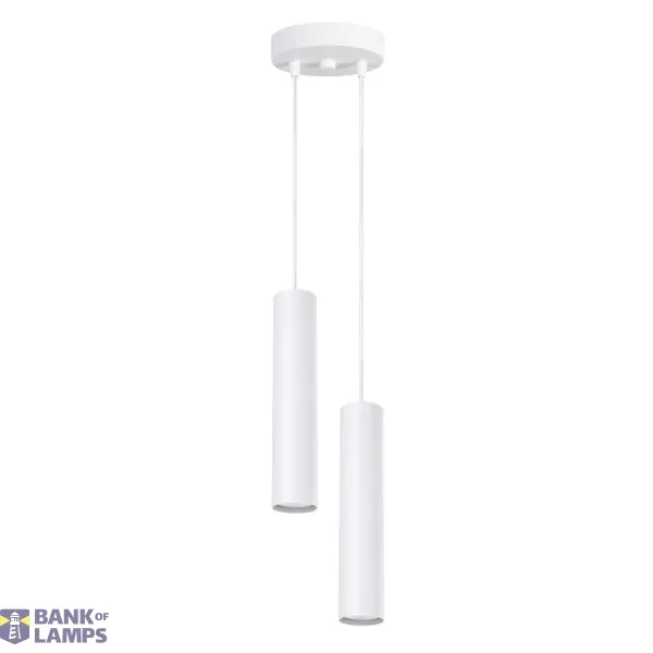 Pendant lamp LAGOS 2P white image 1