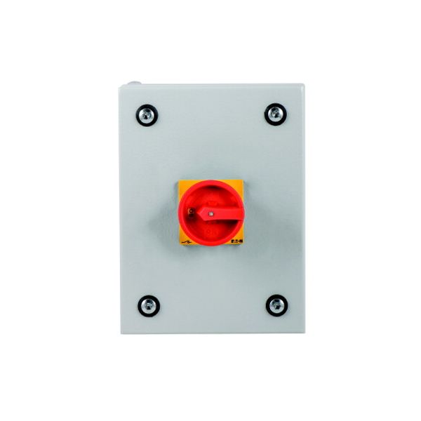 T0-4-15682/SE2/SVB Main switch, T0, 20 A, surface mounting, 4 contact unit(s), 6 pole, 1 N/O, 1 N/C, Emergency switching off function, Lockable in the 0 (Off) position, image 1
