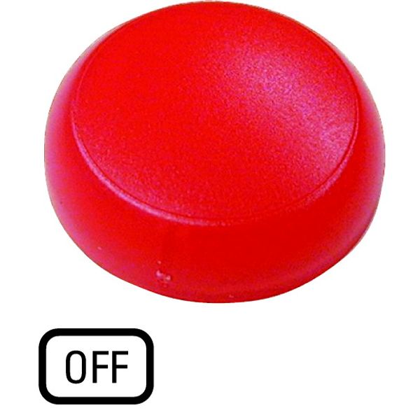 M22-XL-R-GB5 Lens, indicator light, red, flush, OFF image 2